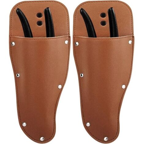 Pcs Pruning Sheaths, WideSmart Shears Holster Protective Case for Garden Pruners PU Leather Pruning Shears Tool Holder Multifunctional Belt Accessory
