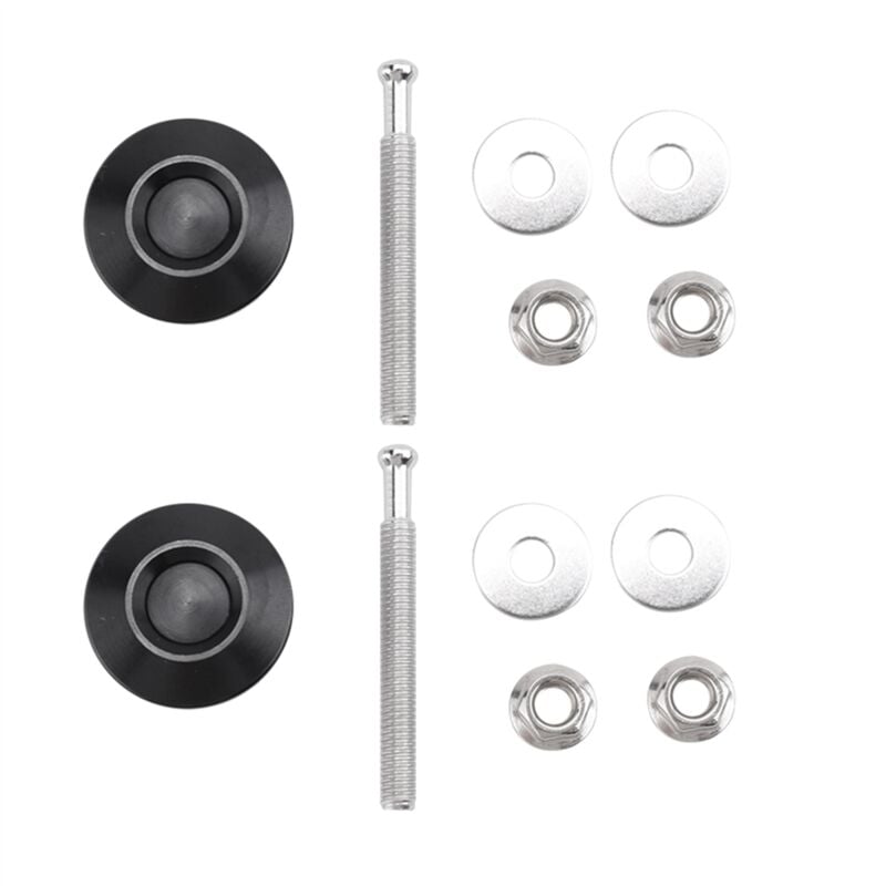 Image of Pcs Push Button Quick Release Haube Motorhaube Pins Lock Clip Auto Stoßstange Latch Kit