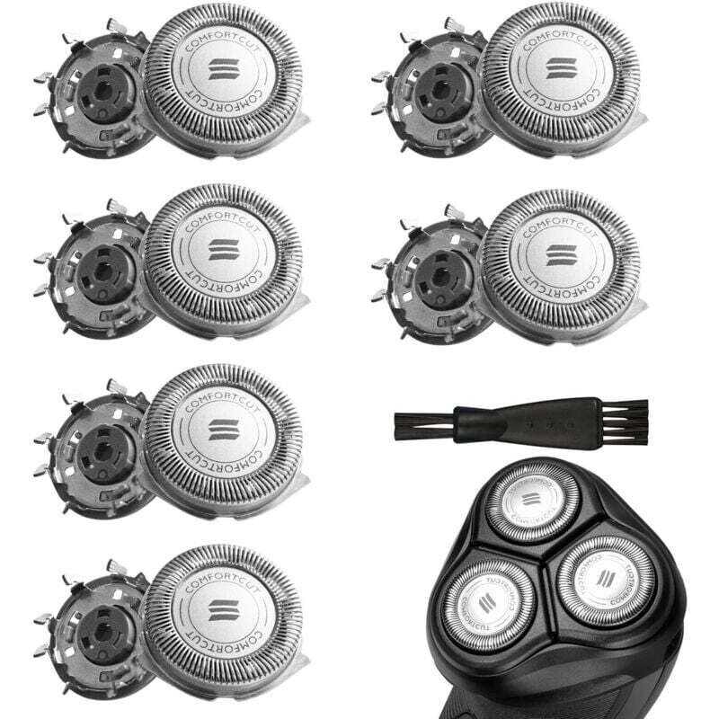 Pcs SH50/30 Heads Compatible with Philips Series 3000 5000 and AT8xx/AT7xx/PT7xx, Shaver Heads with Cleaning Brush, Replacement Blades for Philips,