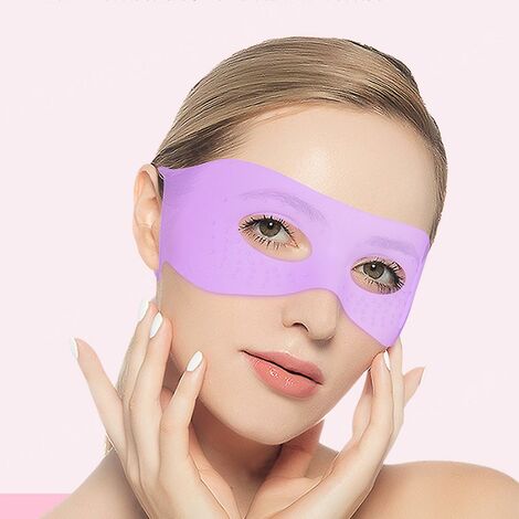 pcs Silicone Oreille Suspendu Masque Pour Les Yeux Lavage Double Face Anti-chute
