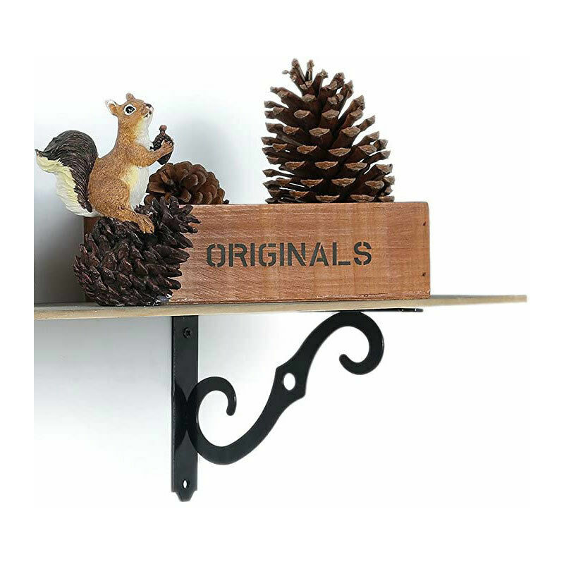 Pcs Staffa per Mensola a Muro in Ferro Staffa per