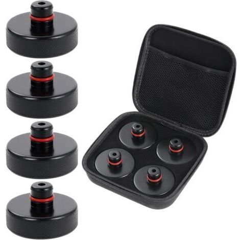 Pcs Tampon Cric Compatibles avec Tesla Model S/X/3/Y, Support de cric Tesla Model 3/Y/S/X, Jack Pad pour Tesla, Tesla Jack Pad en Caoutchouc