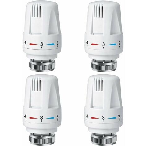 PCS Thermostatischer Heizkörperkopf, TRV Heizkörperthermostatkopf M30 x 1,5, Thermostatisches Heizkörperventil, Heizkörperventile für Heizungssysteme zu Hause und im Büro