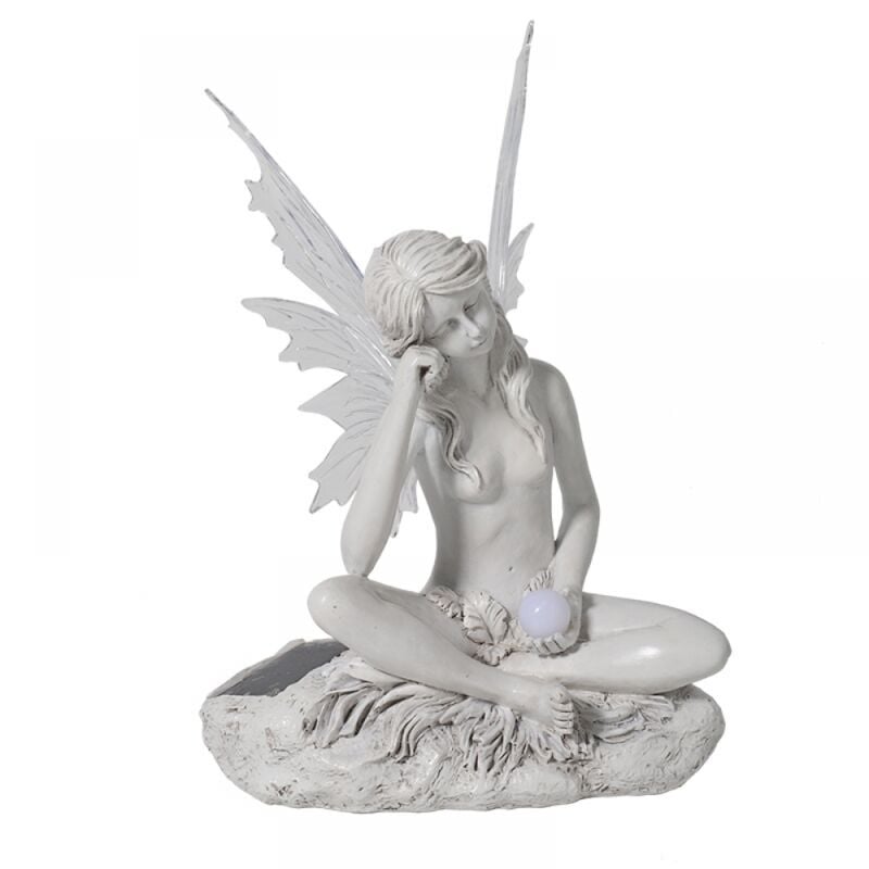 Gotrays - PD1539 Statue de Jardin Secret des Fées : Fée Contemplation Résine