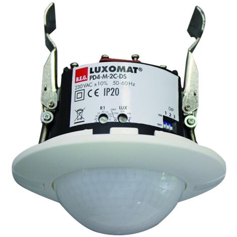 PD4-M-2C-DS-FP détecteur de présence 2 relais tout ou rien 2 alim. Faux plafond LUXOMAT 92760