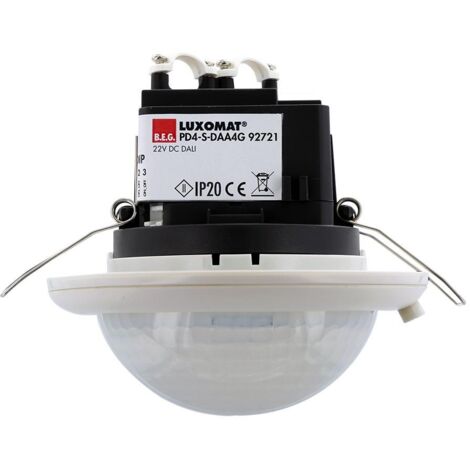 PD4-S-DAA4G-FP détecteur de mouvement esclave DALI 360° 24 m faux plafond LUXOMATnet 92721