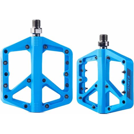 pdales Vtt Vlo Pedales Plates Anti-glissant 9/16" En Nylon Roulement Scell Pour Bmx Vlo Route Fixie