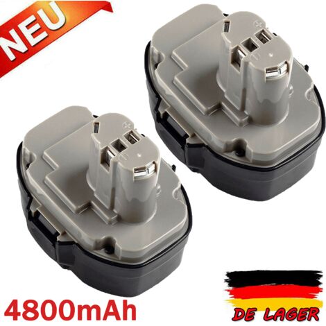 PDstation 2 Stück mit 1822 Batterien für den Ersatz von 18v 4,8 Ah Ni-MH PA18 1822 1823 1834 1835 192826-5 192827-3 192829-9 193159-1 193140-2 193140-2 1 9310299-0 194105-7