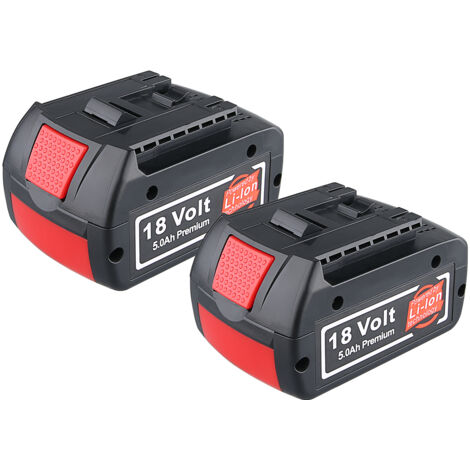 Pdstation – Batterie lithium-ion 18V 5.0Ah pour outils Bosch – Remplacement GBA GSR GSB BAT618 BAT609 BAT620 – Performance optimale pour chantiers