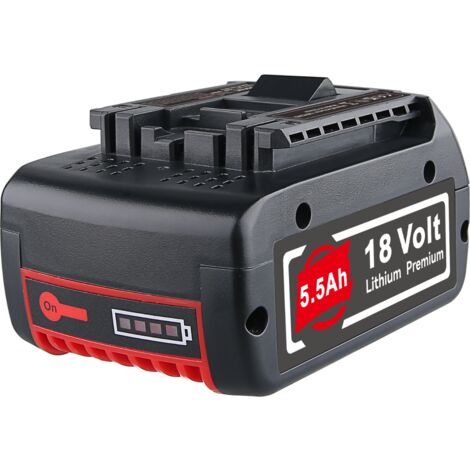 Pdstation – Batterie lithium-ion 18V 7Ah pour outils Bosch – Indicateur LED – Compatible avec GBA GSR GSB BAT618 BAT609 BAT622