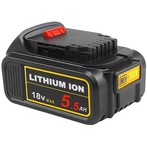 PDstation für DeWalt DCB184-XJ 18V XR 5.5Ah Lithium-Ion Akku DCB182 DCB183 Li-Ion XR DCB183-XJ DCB182-XJ