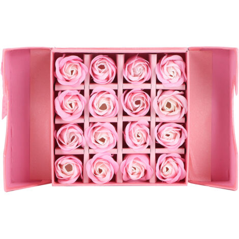 PE Artificial Flower Gift Box Innovative Birthday Anniversary Festival Gift PresentPink
