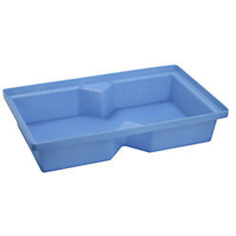 PE-Auffangwanne ohne Rost für Kleingebinde 100x60,5x20cm, 63 Liter