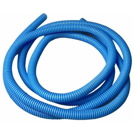 10m Black PE Corrugated Flexible Conduit Pipe - 10mm External Diameter, Non-Split Cable Protection Tubing