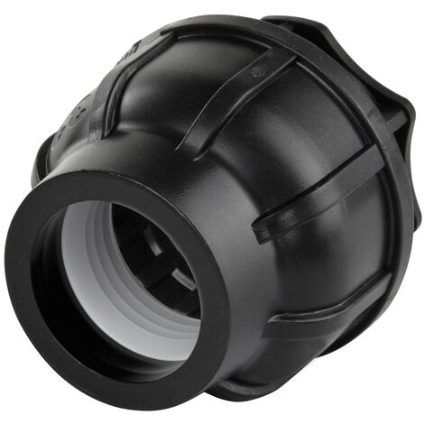 PE Rohr Endkappe 25 mm 3/4 Zoll DN20 Stopfen Kappe Klemmverschraubung