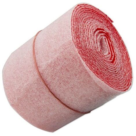 PE-Schaum-Wickelband - rot - Breite 100 mm - Dämmschichtdicke 2 mm - Länge 3,6 m - 5 Stück Sparpack L