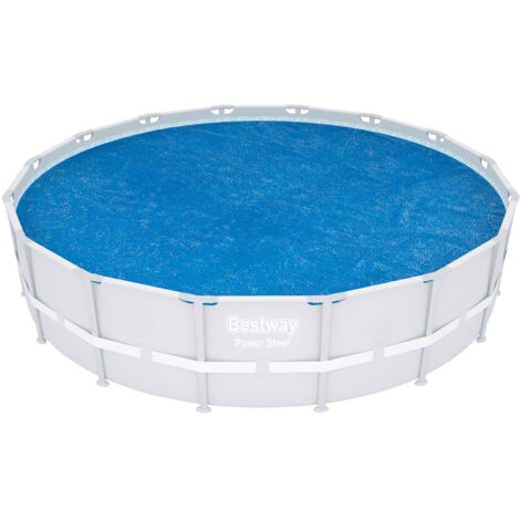 PE-Solarabdeckplane Ø 462 cm, blau, rund