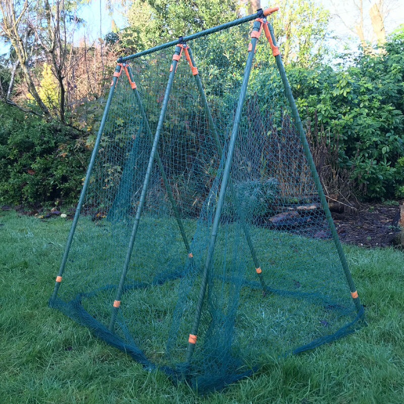 Pea Master Heavy Duty Pea & Climbing Plant Support Frame - 1.2m x 1.2m x 0.75m wide