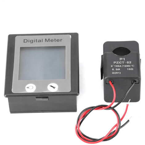 PEACEFAIR AC 80-260V 100A Display Panel Energie-Voltmeter mit Stromwandler
