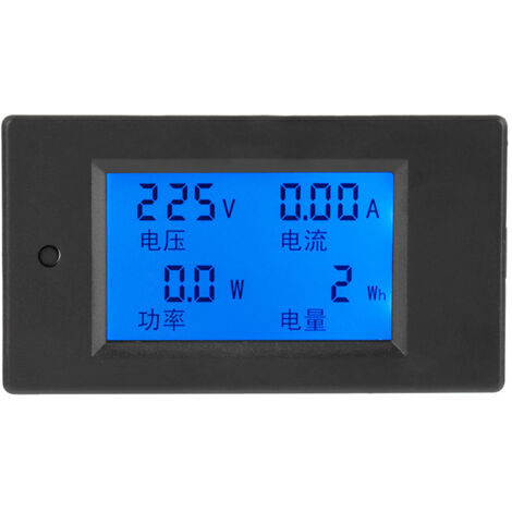 PEACEFAIR PZEM-021 Misuratore di energia/tensione digitale CA con display LCD, 20 A, 80-260 V CA