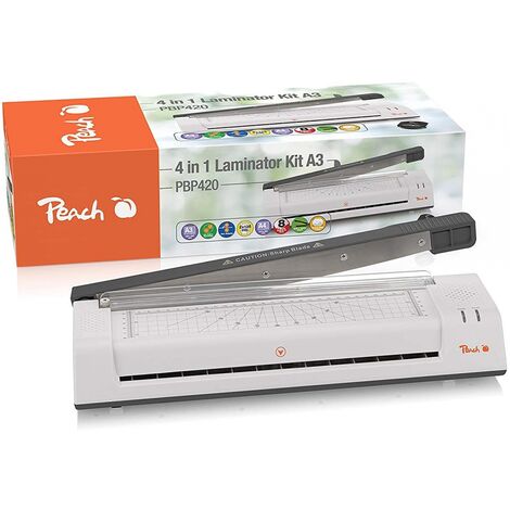 Peach 4 in 1 Laminiergerät A3 mit Hebelschneider A4 (PBP420)