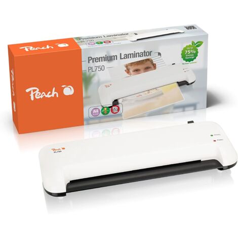Peach PL750 Laminadora térmica 400 mm/min Negro, Blanco