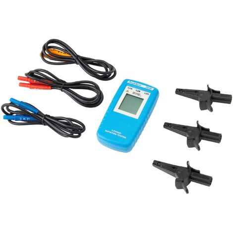 Peak Tech 3 fasi indicatore di direzione/drehfeldtester con display LCD, 1 pezzi, P 2530
