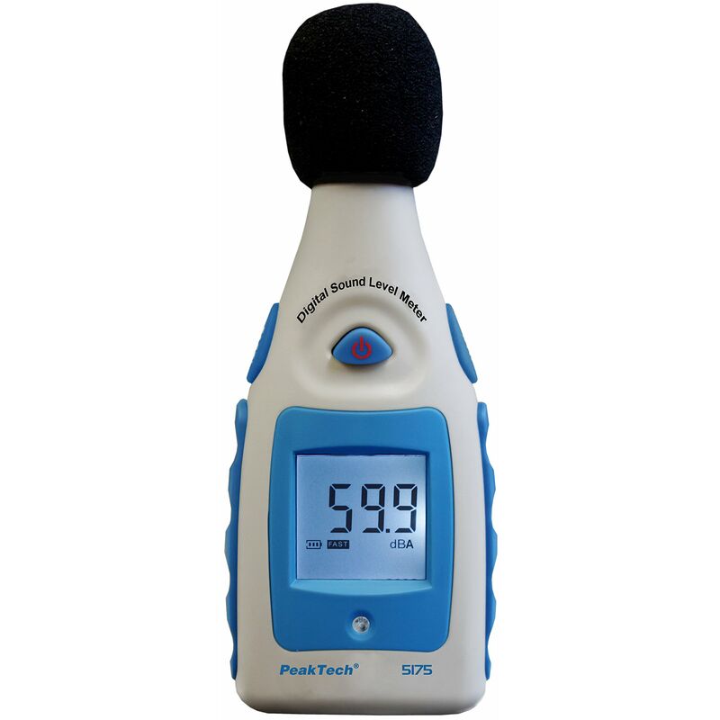 Image of Peak Tech Digital Schall Misuratore di livello 30 – 130 DB in a della Valutazione, 1/2 pollice microfono, classe 2, Misurazione rumore, 1 pezzi, P