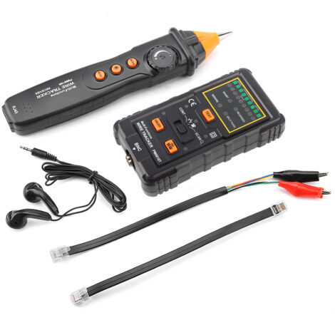 PEAKMETER PM6816 Détecteur de Câbles Réseau Multifonction, Tracker pour RJ45 RJ11, Testeur de Lignes Téléphoniques et Ethernet