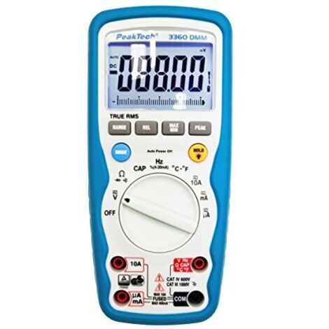 PeakTech 3360 - Multimètre numérique 40000 points TRMS
