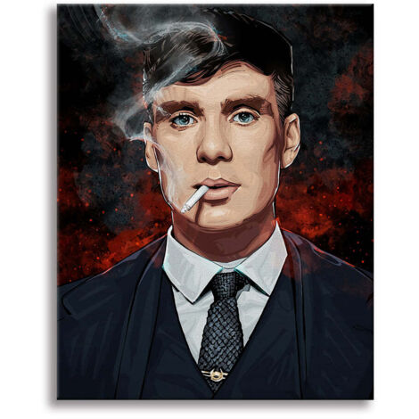 Peaky -  Quadro Canvas Contemporaneo su telaio in legno - Misura: 70x100 cm