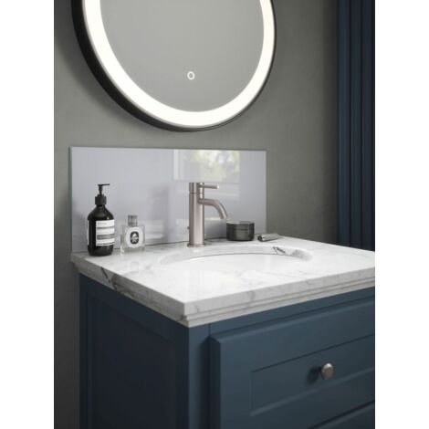 Pearl Glass Bathroom Splashback 250mm x 600mm x 4mm