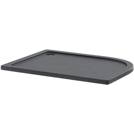 Pearlstone Slate 1200mm x 900mm x 40mm Left Hand Offset Quadrant Shower Tray