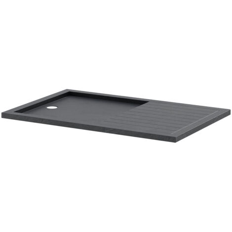 Pearlstone Slate 1400mm x 900mm x 40mm Rectangular Walk In Shower Tray
