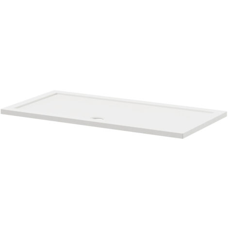 Pearlstone Slip Resistant 1600mm x 800mm x 40mm Rectangular Shower Tray