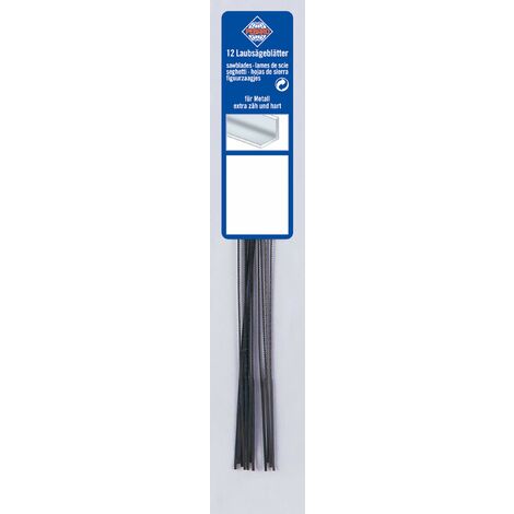 Pebaro 135-5 - Lame per sega a traforo per metallo, misura 5, 12 pezzi