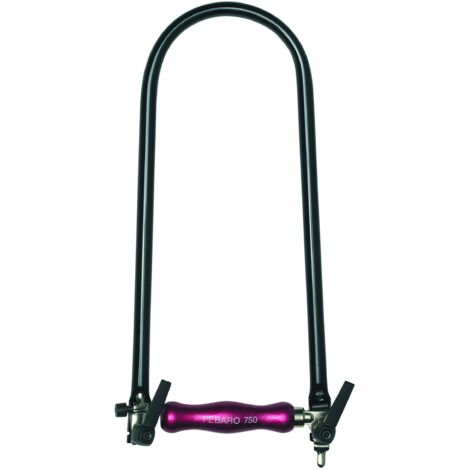 Pebaro-750K Sega da traforo Professionale con Leva di serraggio Regolabile in plastica, per utenti amatoriali e Professionisti, Colore Nero/Rosso, 750K