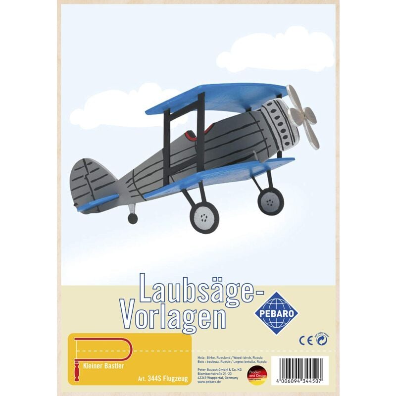 Image of Pebaro - Kit di traforo, Soggetto: Aeroplano