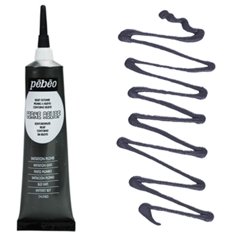 PEBEO Cerne Relief Cold Liner Vitrail Peinture 3D PLOMB 20ml