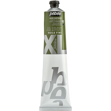 PEBEO Fine Studio XL Colore ad Olio per Pittura, Verde (Giallo Certosa), 200 ml