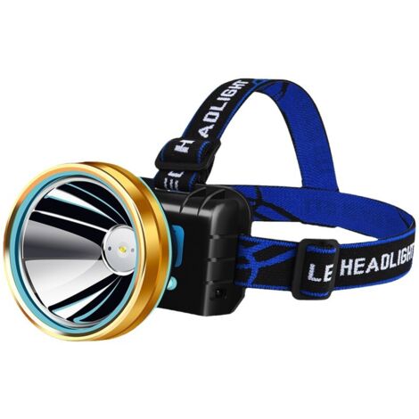 Pêche de nuit rechargeable phare lumineux LED étanche monté sur la tête induction lampe de poche extérieure USB lumière de pêche