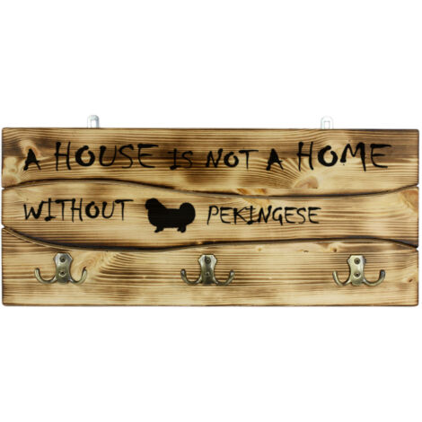 Pechinese - gruccia con cane, espositore per medaglie, decorazione per la casa di Art-Dog