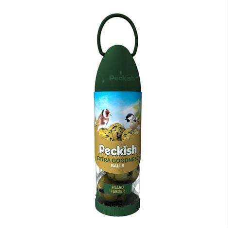 Peckish Ready To Use Pre Filled Energy Suet Ball Wild Bird Food Hanging Feeder