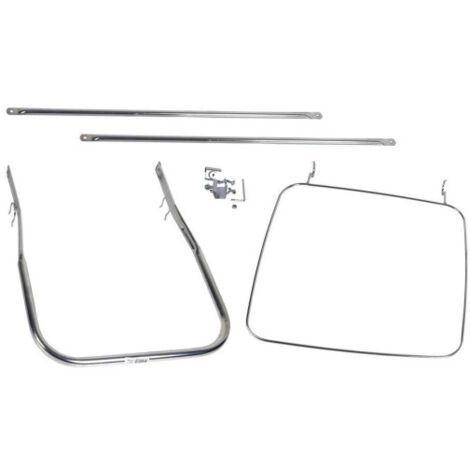 Pedal con aro sujeta bolsa de basura para contenedor de 120 litros en metal 21201599