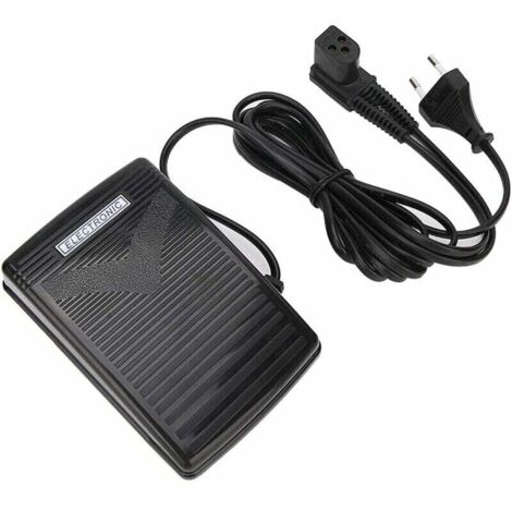 Pedal de control de pie de 220 V con cable de alimentación para Singer 974