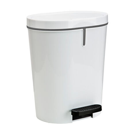 PEDALBIN OVAL 25 L BLANCO - PAPELERA CON PEDAL - BLANCO