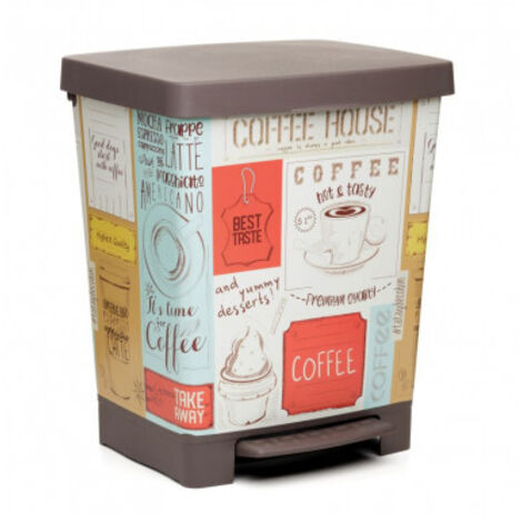 PÉDALE BIN CUBIK DECO VINTAGE - 23 L
