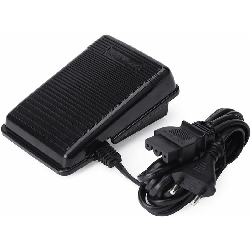 Pédale de Commande à la Maison Machine à Coudre, Pédalier de Machine Electrique à Couture Pédale avec Cordon Contrôleur Variable Universel de Vitesse