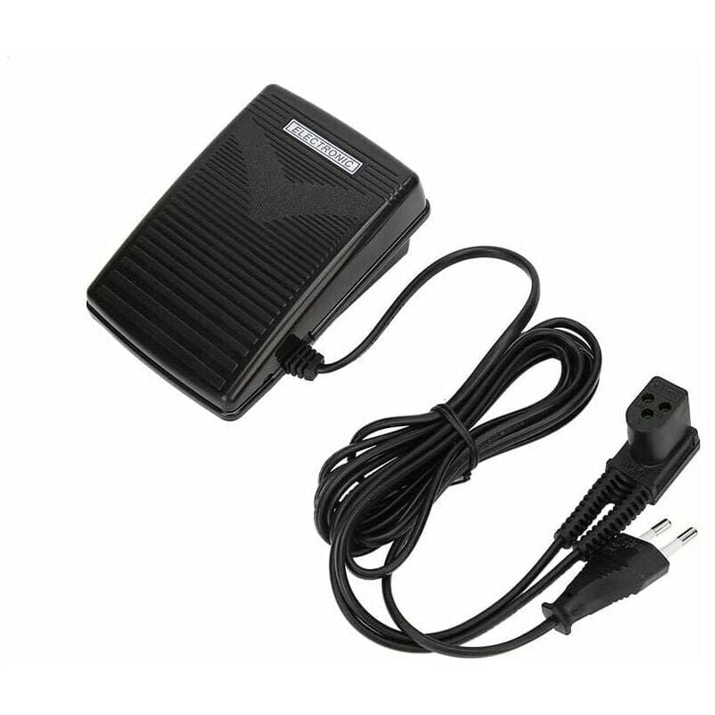 Pédale de Commande au Pied de la Machine à Coudre-pédale de Commande au Pied avec Cordon d'alimentation adapté à la Machine à Coudre Singer 974