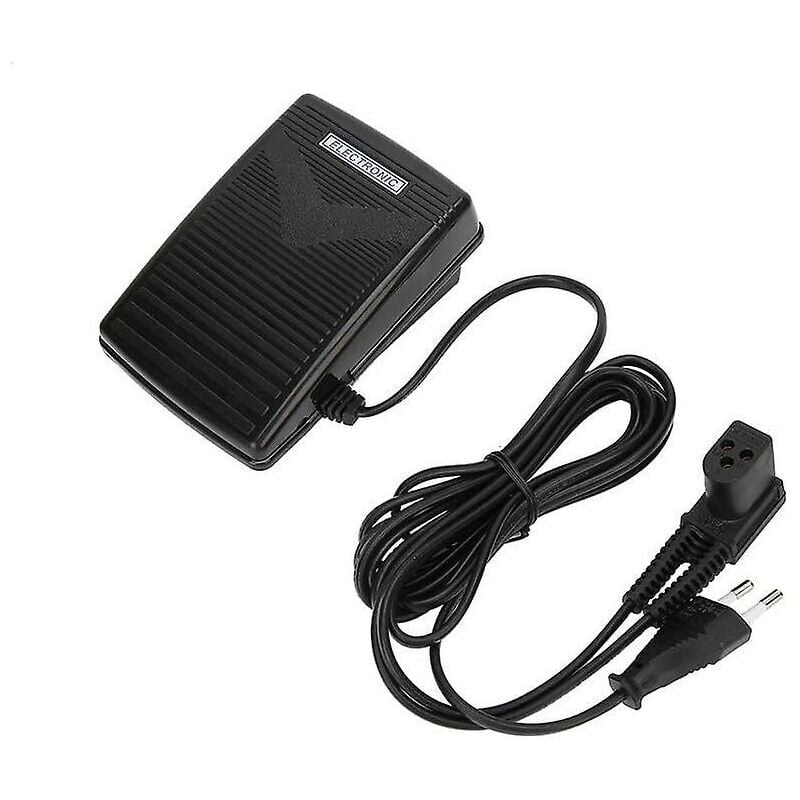 SNQ - Pédale de commande au pied pour machine à coudre – Pédale de commande au pied avec cordon d'alimentation pour machine à coudre Singer 974